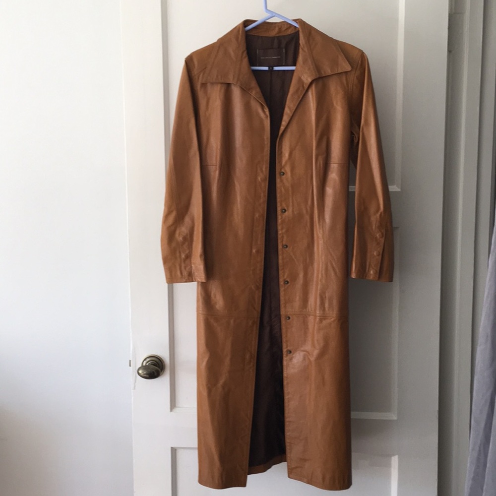High Quality Leather Trench